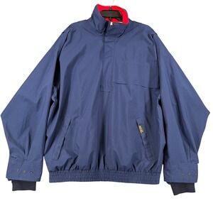 Vintage Zero Restriction Gore-Tex Pullover Mens XXL Navy Waterproof Golf Jacket